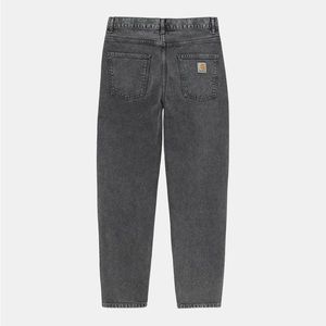 Carhartt WIP Newel Pant Acid Wash Black Parkland Denim Jeans